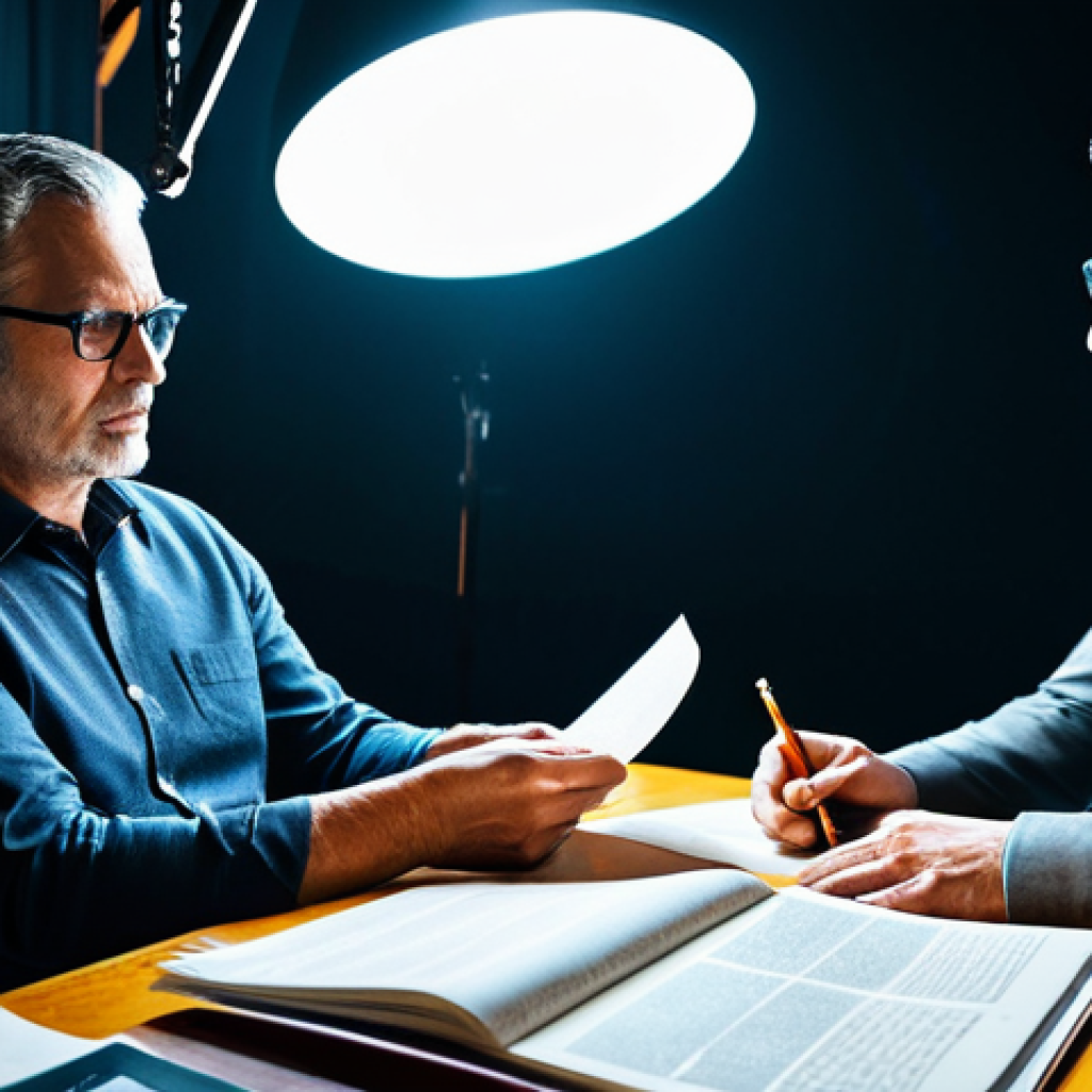 **

A seasoned film producer, professional attire, fully clothed, in a bustling Hollywood studio lot, reviewing a script with a director, safe for work, appropriate content, perfect anatomy, natural proportions, well-formed hands, professional, cinematic lighting, showcasing the energy of film production.

**