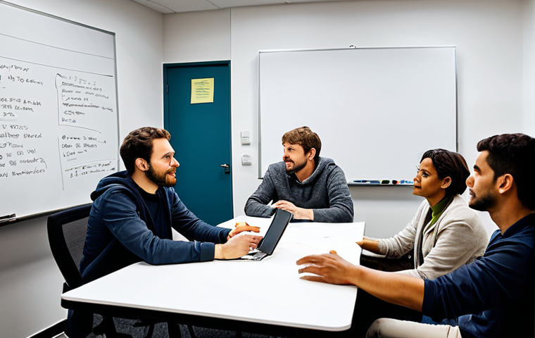 미디어 프로듀서가 직면하는 실무 과제 - Scope Creep Struggle**

"A project manager in a modern, brightly lit office, looking stressed while ...