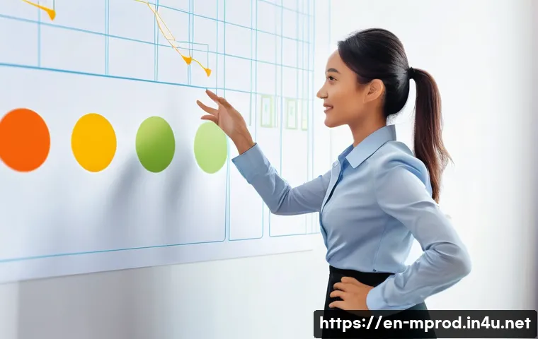 미디어 프로듀서 면접 질문 대비법 - **"A vibrant, dynamic illustration depicting a diverse, professional-looking individual, wearing a s...