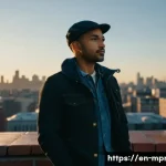 미디어 프로듀서 실무 스킬 향상 - **Cinematic Urban Storyteller at Golden Hour**
    A focused, ethnically diverse filmmaker, mid-30s,...