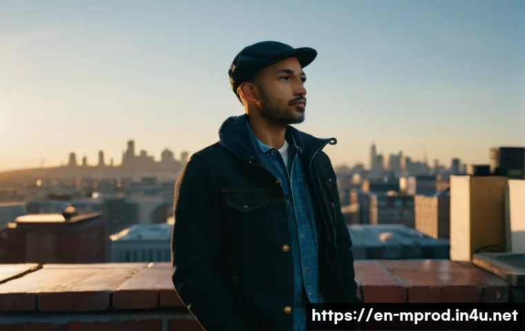 미디어 프로듀서 실무 스킬 향상 - **Cinematic Urban Storyteller at Golden Hour**
    A focused, ethnically diverse filmmaker, mid-30s,...